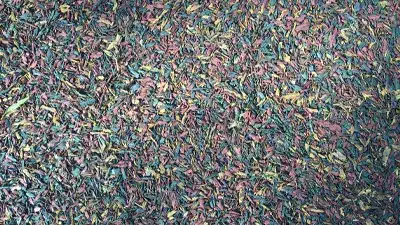 Rubber Mulch Around the House Foundation