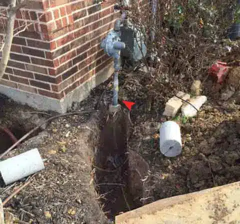 During Foundation Repair - Exposed Utilities 2