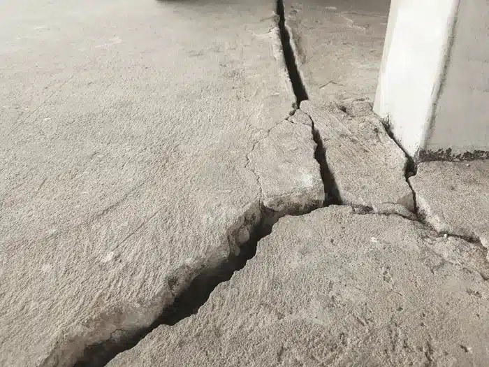 Floor Cracks - Settling Cracks