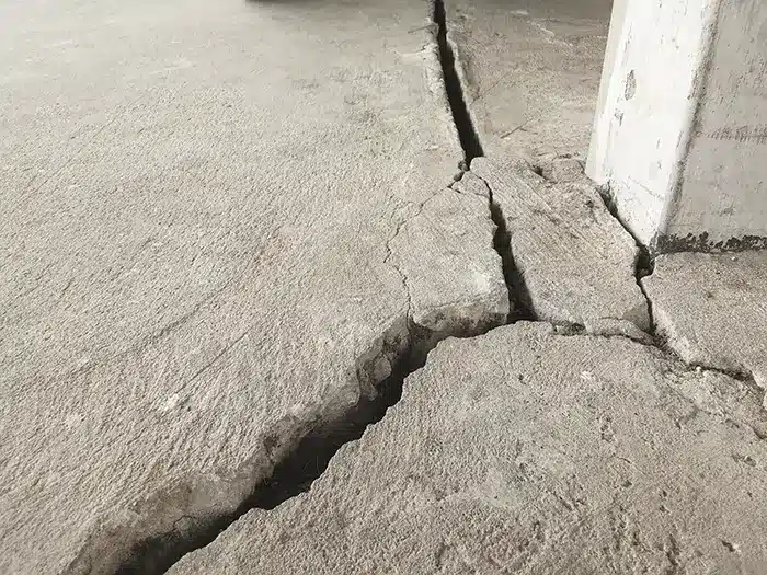 Large Cracks in Garage Floor